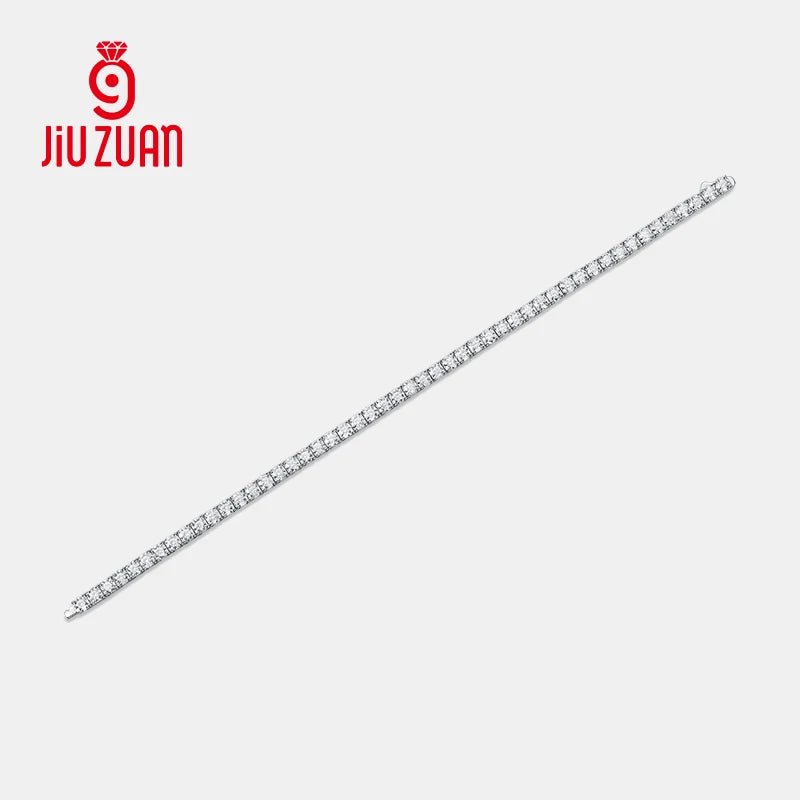 3mm VVS Moissanite Women's Bracelet – 925 Silver, Gold Plated - DB Diamonds