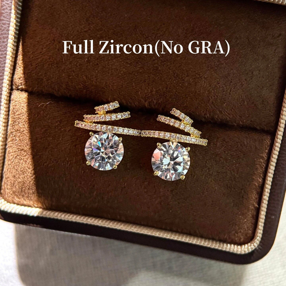 4CTTW Moissanite Stud Earrings – 925 Sterling Silver - DB Diamonds