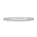 4mm Moissanite Tennis Bracelet – 925 Silver, 18K Gold Toned - DB Diamonds