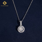 925 Silver VVS Moissanite Diamond Necklace – Fashion Style — photo 4 of 7