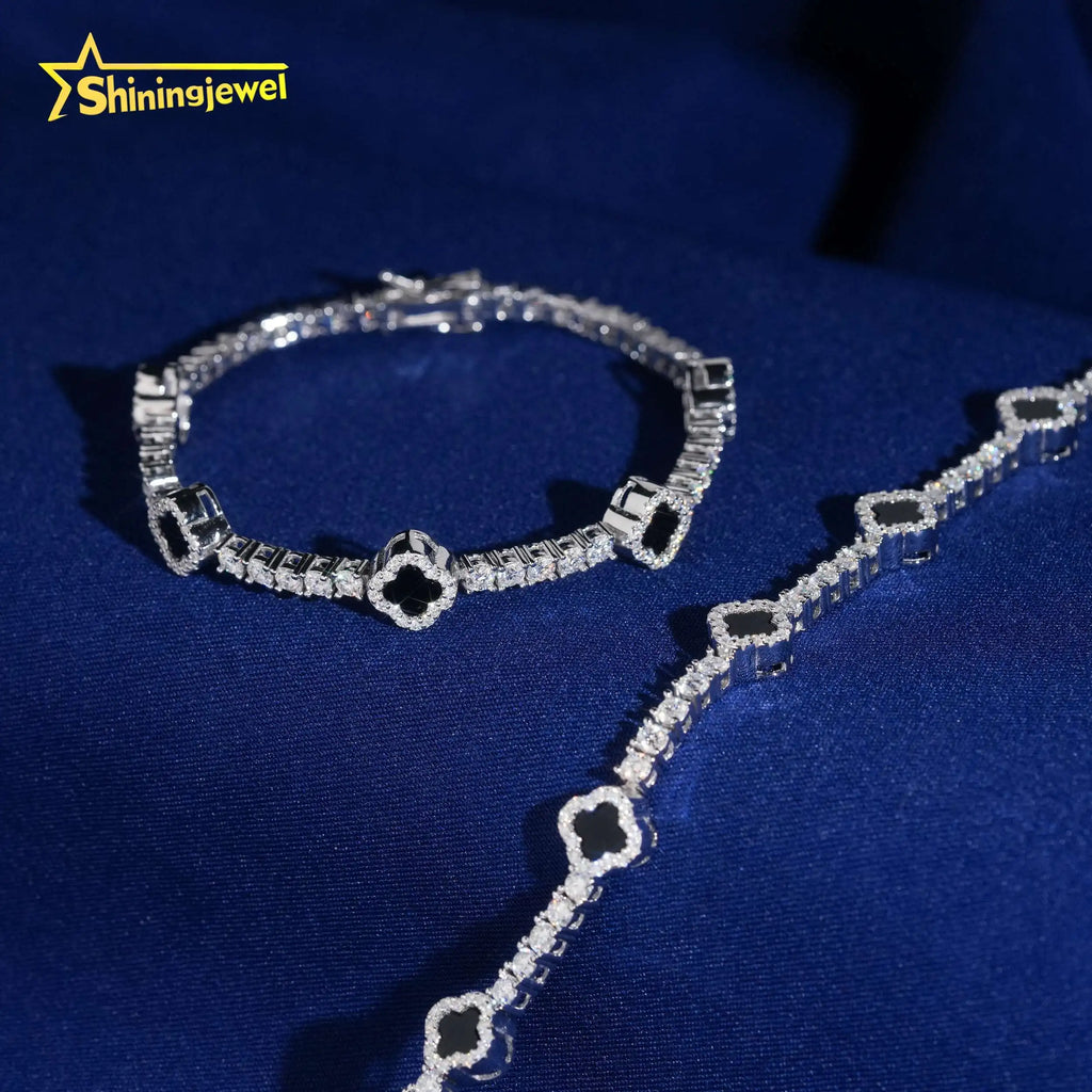 VVS Moissanite Cuban Link Bracelet – 925 Sterling Silver | Men's Hip Hop — photo 2 of 7