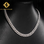 925 Silver Iced Out 10mm Cuban Link Moissanite Chain – Hip Hop | GRA Certified — photo 5 of 7