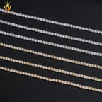 925 Silver VVS Moissanite 2mm Tennis Chain & Bracelet – Iced Out — photo 7 of 8