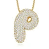 VVS Moissanite Initial Letter Pendant – 925 Sterling Silver | 18K Gold | A–Z | GRA Certified — photo 18 of 32