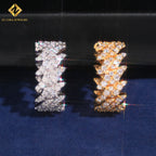 VVS1 Moissanite Hip Hop Ring – 925 Sterling Silver | GRA Certified | Sizes 7–10 — photo 3 of 7