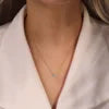 925 Silver VVS Moissanite 4-Prong Solitaire Pendant Necklace – D Color | GRA Certified — photo 10 of 10
