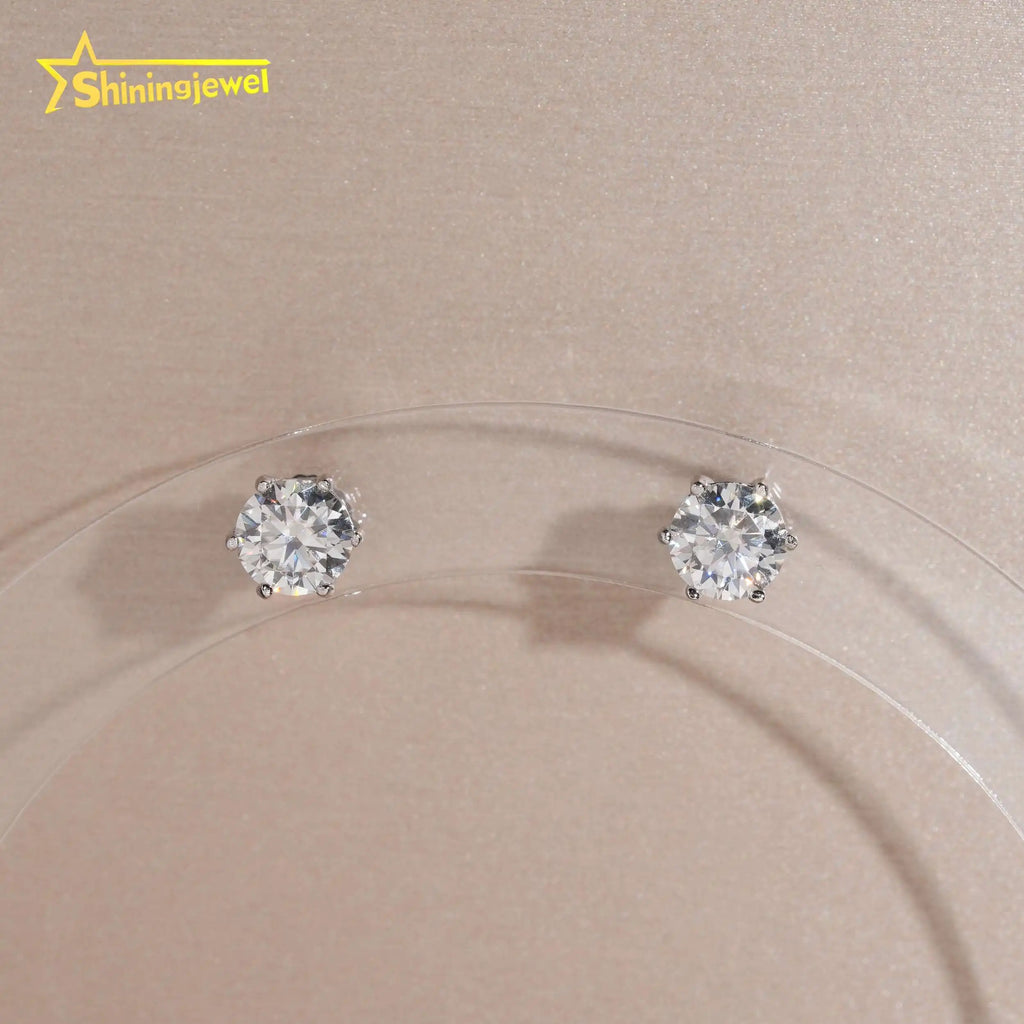 1ct Moissanite Solitaire Pendant Necklace – Six-Prong | 925 Sterling Silver — photo 2 of 7