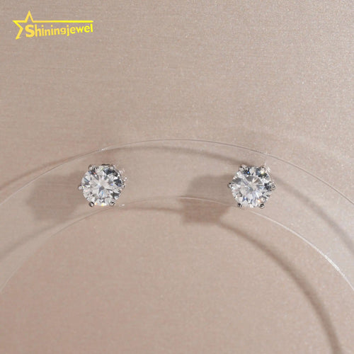 1ct Moissanite Solitaire Pendant Necklace – Six-Prong | 925 Sterling Silver — photo 2 of 7
