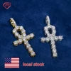 VVS Moissanite Ankh Cross Pendant – 925 Sterling Silver | Iced Out | GRA Certified — photo 7 of 7