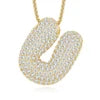 Iced Out Initial Letter Moissanite Pendant – 925 Sterling Silver | 18K Gold | A–Z — photo 15 of 32