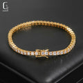 925 Silver VVS Moissanite 3mm Tennis Chain – Gold & Silver | GRA Certified — photo 7 of 8