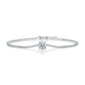 925 Silver Moissanite Tennis Bracelet – Round Cut — photo 7 of 7