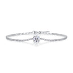 925 Silver Moissanite Tennis Bracelet – Round Cut — photo 7 of 7