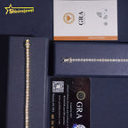 3mm Moissanite Tennis Bracelet – Round Brilliant Cut | 925 Sterling Silver — photo 6 of 8