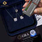 925 Silver 1.16ct Moissanite Pendant Necklace – GRA Certified — photo 4 of 7