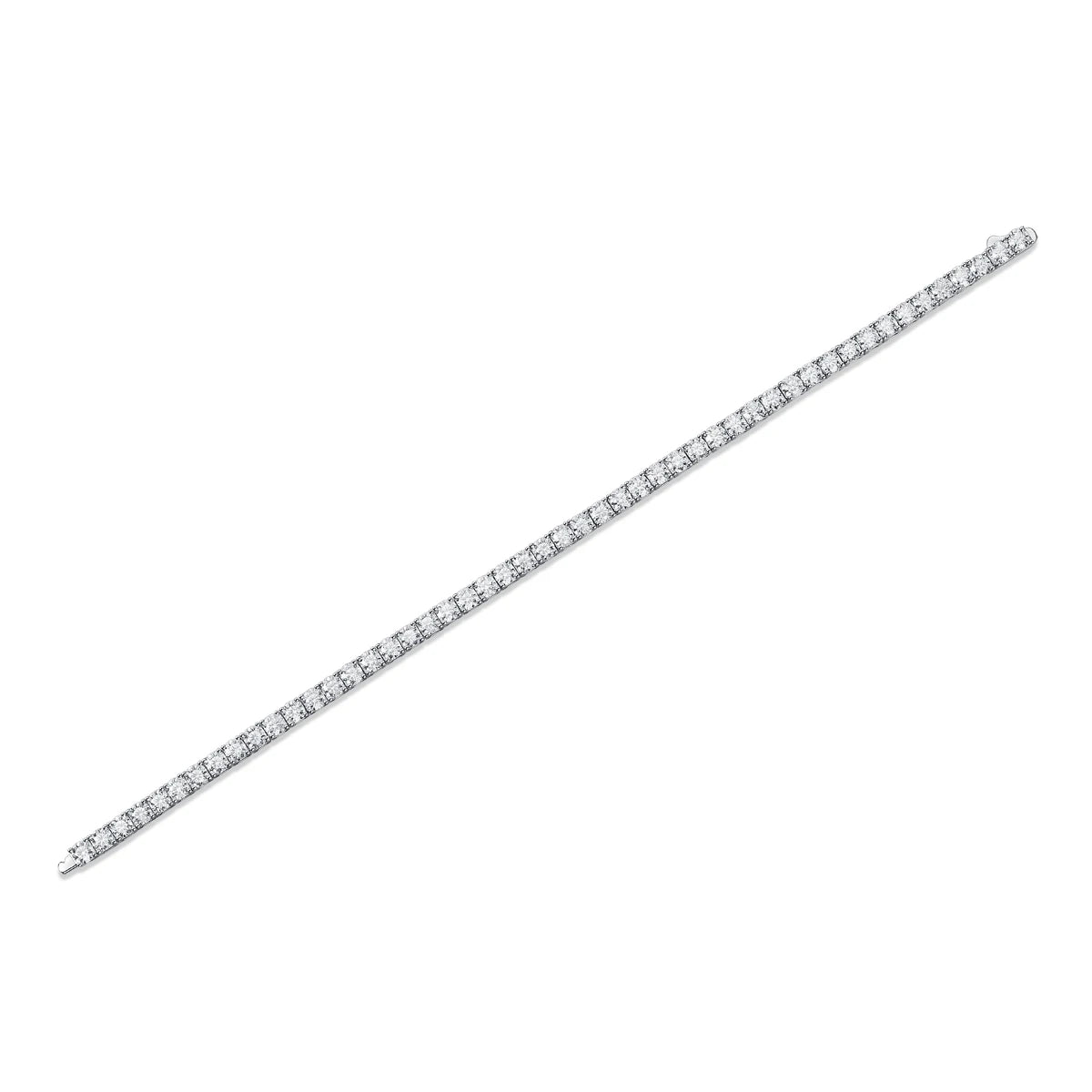 3mm VVS Moissanite Tennis Bracelet – 925 Sterling Silver | Gold Plated | GRA Certified — photo 5 of 7