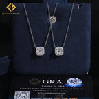 925 Silver 1.16ct Moissanite Pendant Necklace – GRA Certified — photo 3 of 7