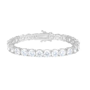 VVS Moissanite Tennis Bracelet – 925 Sterling Silver | 2mm–6mm | Gold & White Gold | GRA Certified — photo 8 of 16
