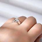 2ct Solitaire Moissanite Engagement Ring – 925 Sterling Silver | White Gold — photo 5 of 7