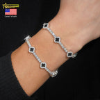 VVS Moissanite Cuban Link Bracelet – 925 Sterling Silver | Men's Hip Hop — photo 7 of 7