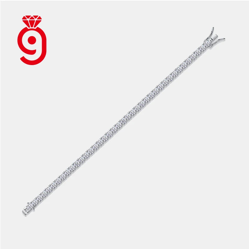 VVS Moissanite 4mm Tennis Bracelet – 925 Sterling Silver | Women's | GRA Certified — photo 4 of 7