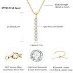 Moissanite Infinity Bracelet – Rose Gold Plated | 925 Sterling Silver — photo 2 of 8
