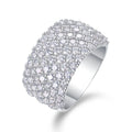 Round Brilliant Moissanite Statement Ring – 925 Sterling Silver | Gold — photo 7 of 7
