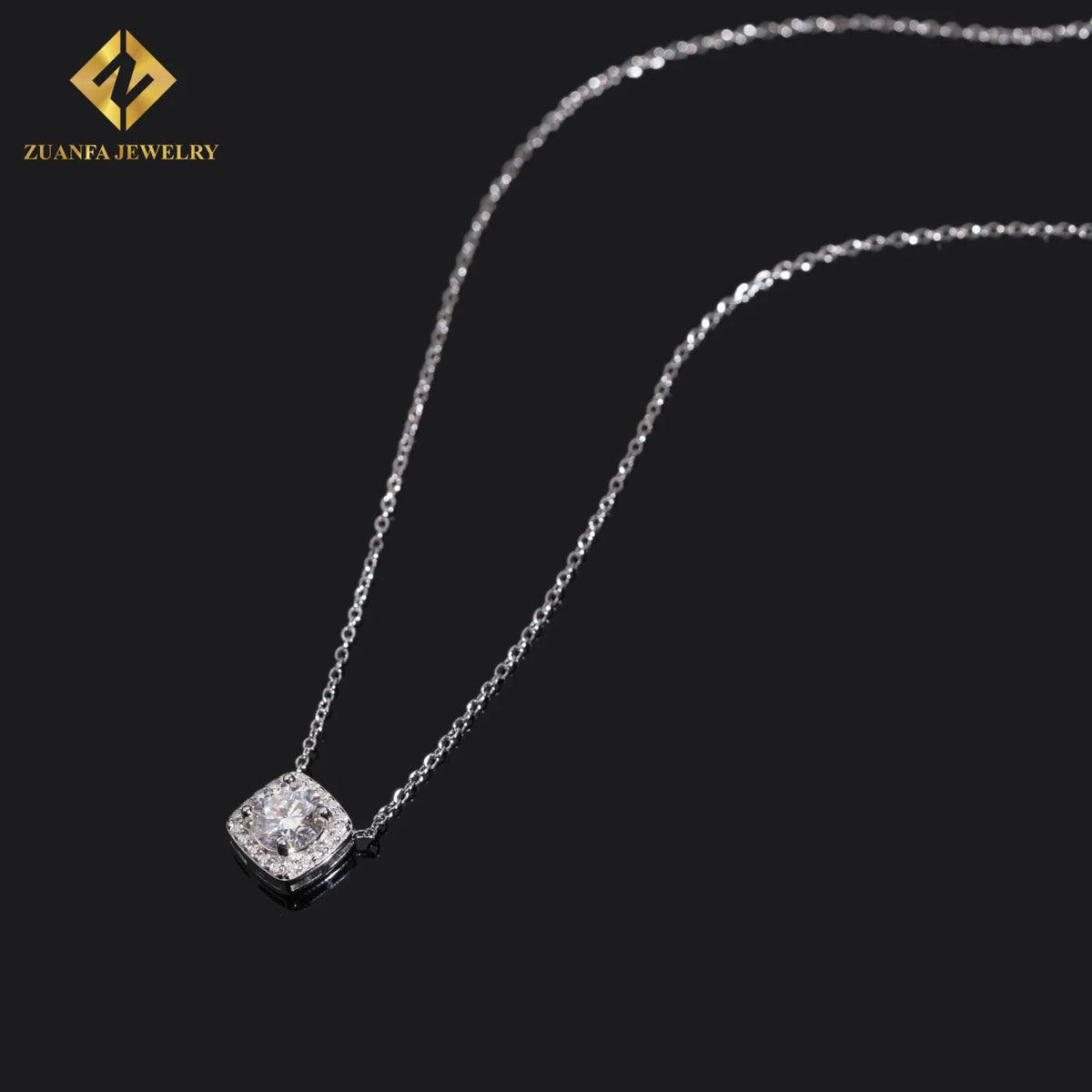 925 Silver 1.16ct Moissanite Pendant Necklace – GRA Certified — photo 5 of 7