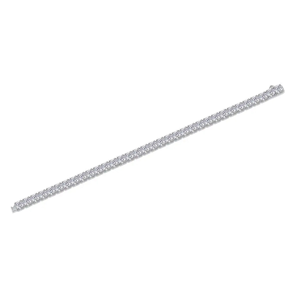 5mm VVS Moissanite Tennis Bracelet – 925 Sterling Silver | Gold & Silver | GRA Certified — photo 4 of 8