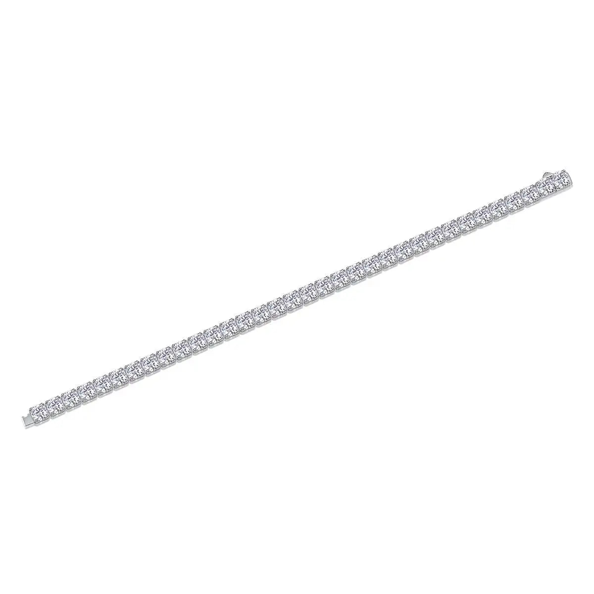 5mm VVS Moissanite Tennis Bracelet – 925 Sterling Silver | Gold & Silver | GRA Certified — photo 4 of 8