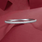 VVS Moissanite Iced Out Bangle – 925 Sterling Silver | 18K Gold & Platinum Plated | GRA Certified — photo 3 of 7
