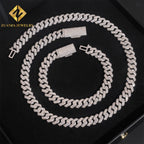 925 Silver Iced Out 10mm Cuban Link Moissanite Chain – Hip Hop | GRA Certified — photo 7 of 7