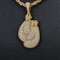 VVS Moissanite Boxing Gloves Pendant – 925 Sterling Silver | 18K Gold | GRA Certified — photo 7 of 7