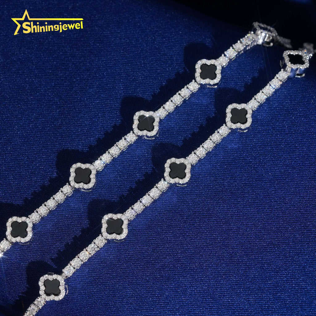 VVS Moissanite Cuban Link Bracelet – 925 Sterling Silver | Men's Hip Hop — photo 3 of 7