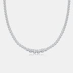 VVS Moissanite Graduated Tennis Chain Necklace – 925 Sterling Silver | GRA Certified — photo 6 of 7
