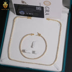 925 Silver VVS Moissanite 2mm Tennis Chain & Bracelet – Iced Out — photo 5 of 8