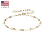 2.5mm Bezel Moissanite Tennis Bracelet – Adjustable | 925 Sterling Silver — photo 1 of 8