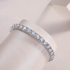 5mm VVS Moissanite Tennis Bracelet – 925 Sterling Silver | Gold & Silver | GRA Certified — photo 5 of 8