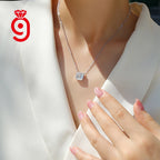 5ct Emerald Cut Moissanite Pendant Necklace – 925 Sterling Silver — photo 4 of 7