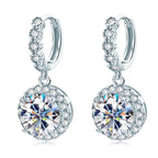 VVS Moissanite Stud Earrings – 925 Sterling Silver | 1ct, 2ct & 3ct | Women's — photo 2 of 8