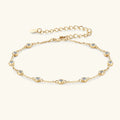 2.5mm Bezel Moissanite Tennis Bracelet – Adjustable | 925 Sterling Silver — photo 7 of 8
