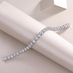 925 Silver VVS Moissanite Cuban Link Bracelet – Iced Out | 6.5mm — photo 2 of 7