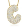 Iced Out Initial Letter Moissanite Pendant – 925 Sterling Silver | 18K Gold | A–Z — photo 8 of 32
