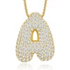 VVS Moissanite Initial Letter Pendant – 925 Sterling Silver | 18K Gold | A–Z | GRA Certified — photo 27 of 32