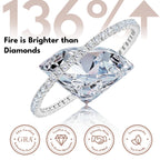 VVS1 Round Cut Moissanite Tennis Bracelet – 925 Sterling Silver | White Gold Plated — photo 4 of 7