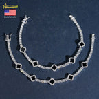 VVS Moissanite Cuban Link Bracelet – 925 Sterling Silver | Men's Hip Hop — photo 4 of 7