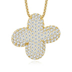 Iced Out Initial Letter Moissanite Pendant – 925 Sterling Silver | 18K Gold | A–Z — photo 1 of 32