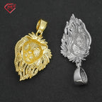 925 Silver Iced Out Lion Pendant – Moissanite | GRA Certified — photo 4 of 9