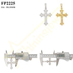 925 Silver Iced Out Cross Pendant – 6mm Moissanite | Hip Hop — photo 3 of 8