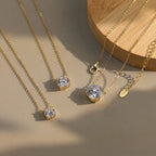 925 Silver VVS Moissanite Round Pendant Necklace – D Color | GRA Certified — photo 2 of 8